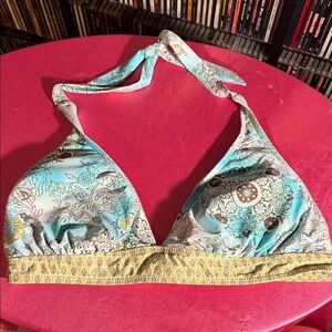 Athleta Boho Western Bikini top Size XL